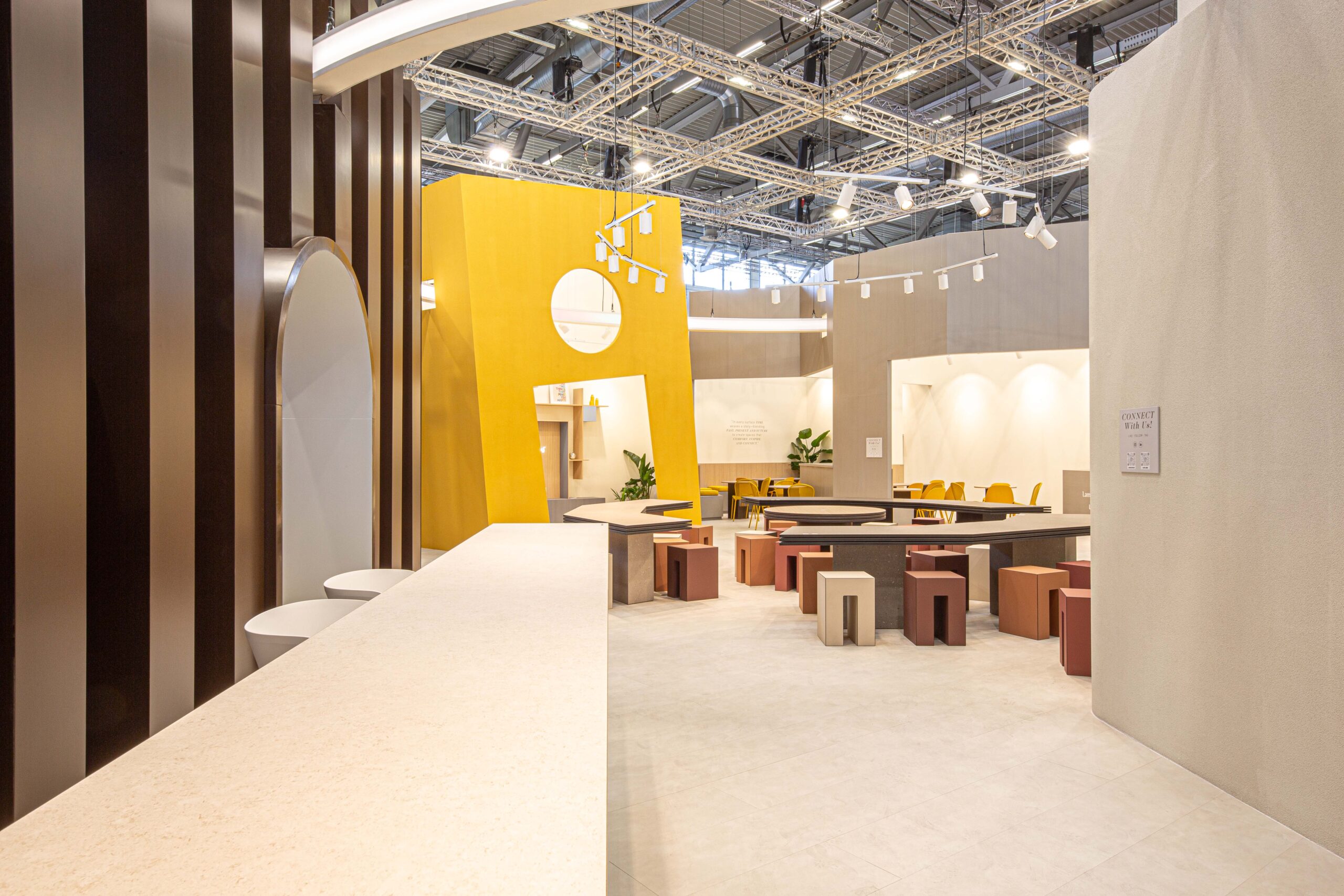 A design journey through eras —Lamigraf presenta “Connecting Times” en Interzum 2025